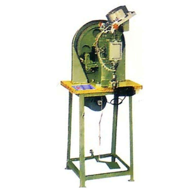 Waist type eyelet fastening machine